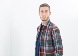 Riccardo Button-Up in Plaid Multi - DrakeJack