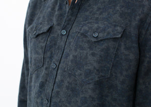 Western Arkansas Button-Up in Dark Hash Floral - DrakeJack