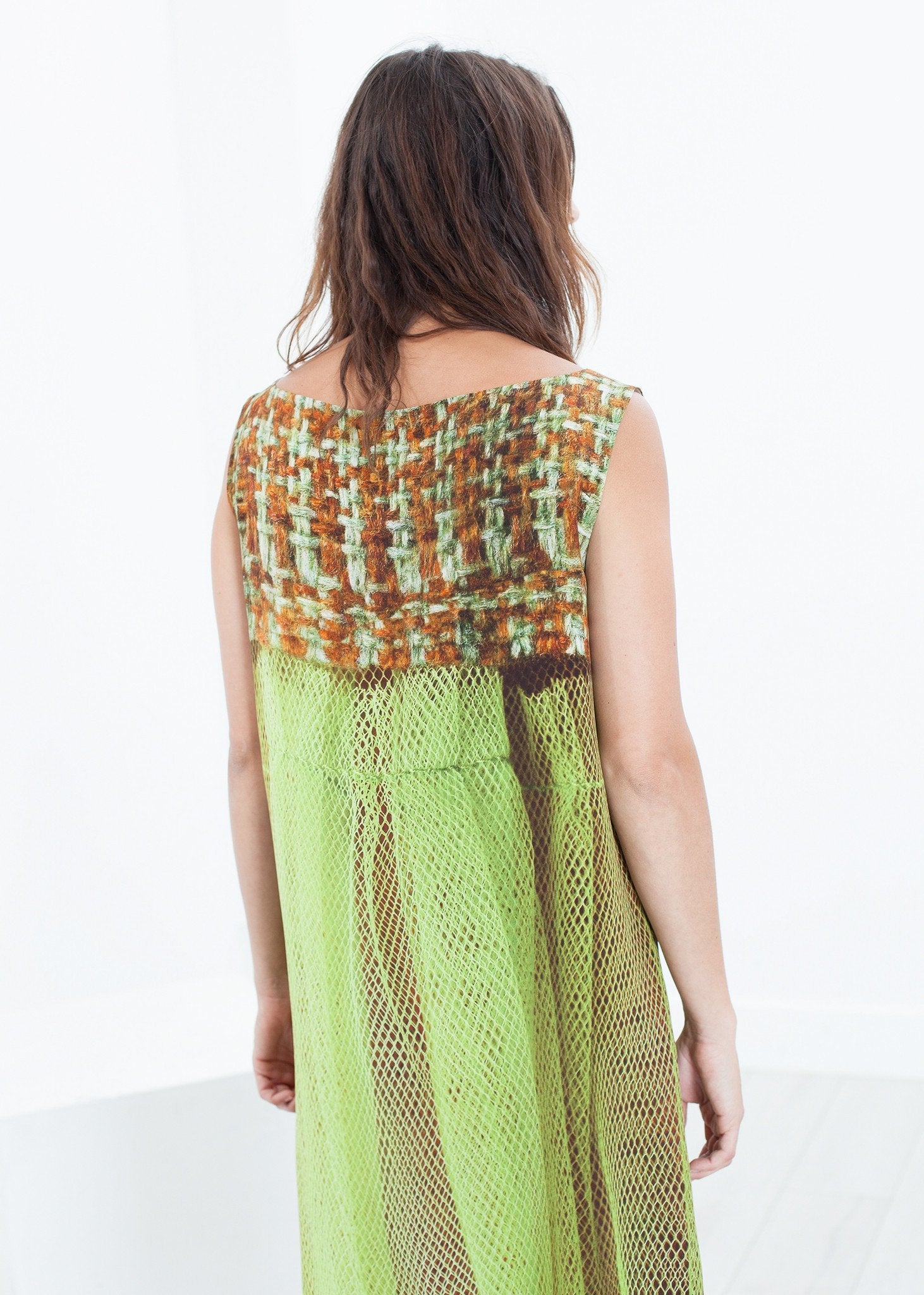 Silk Shift in Tweed and Net - DrakeJack