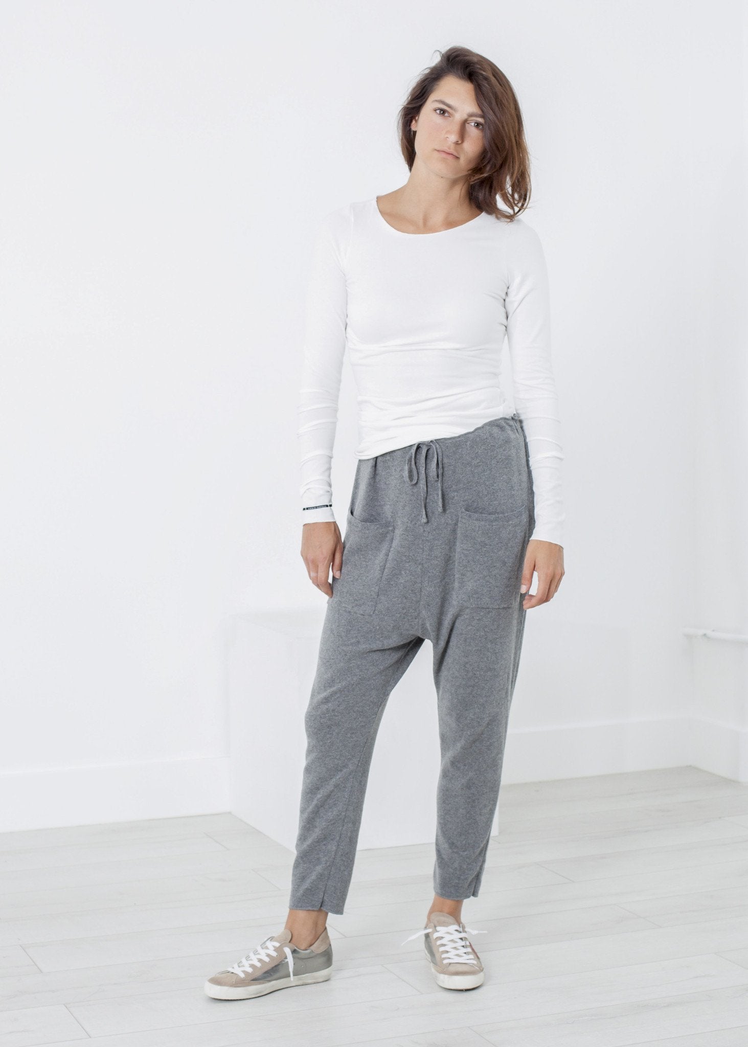 Stretch Tee in Milk - DrakeJack