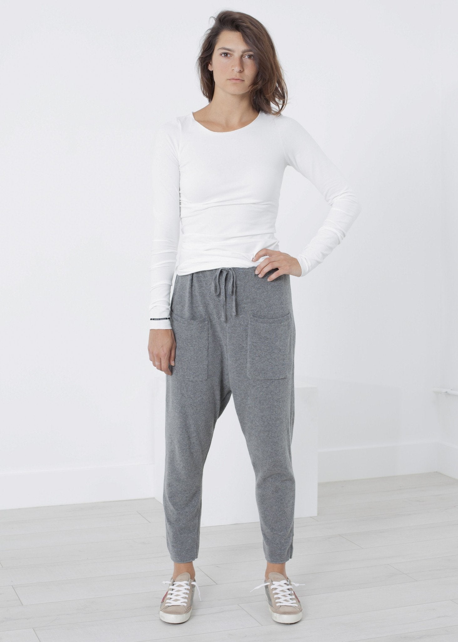 Stretch Tee in Milk - DrakeJack