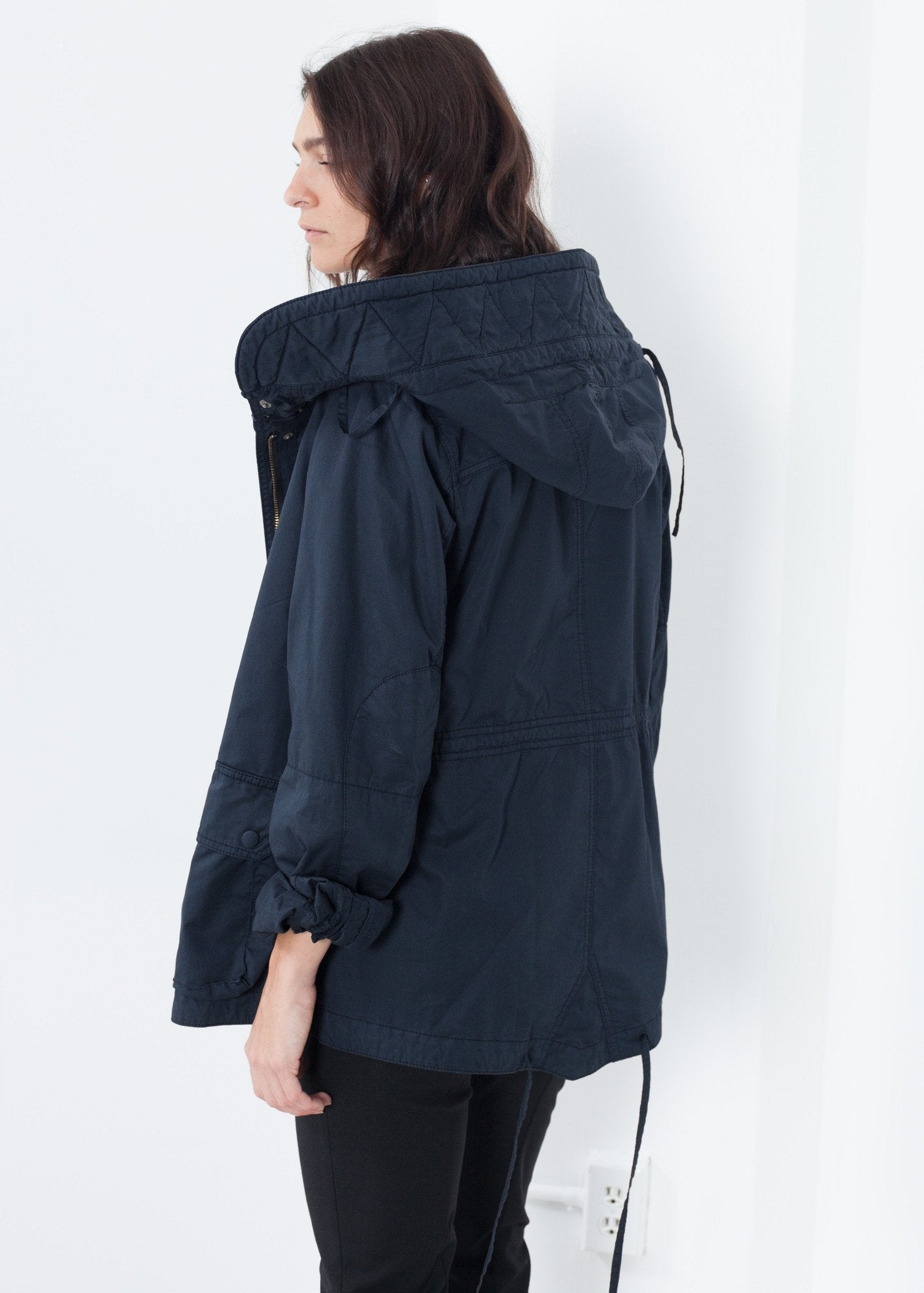 Marquee Coat in Steel - DrakeJack