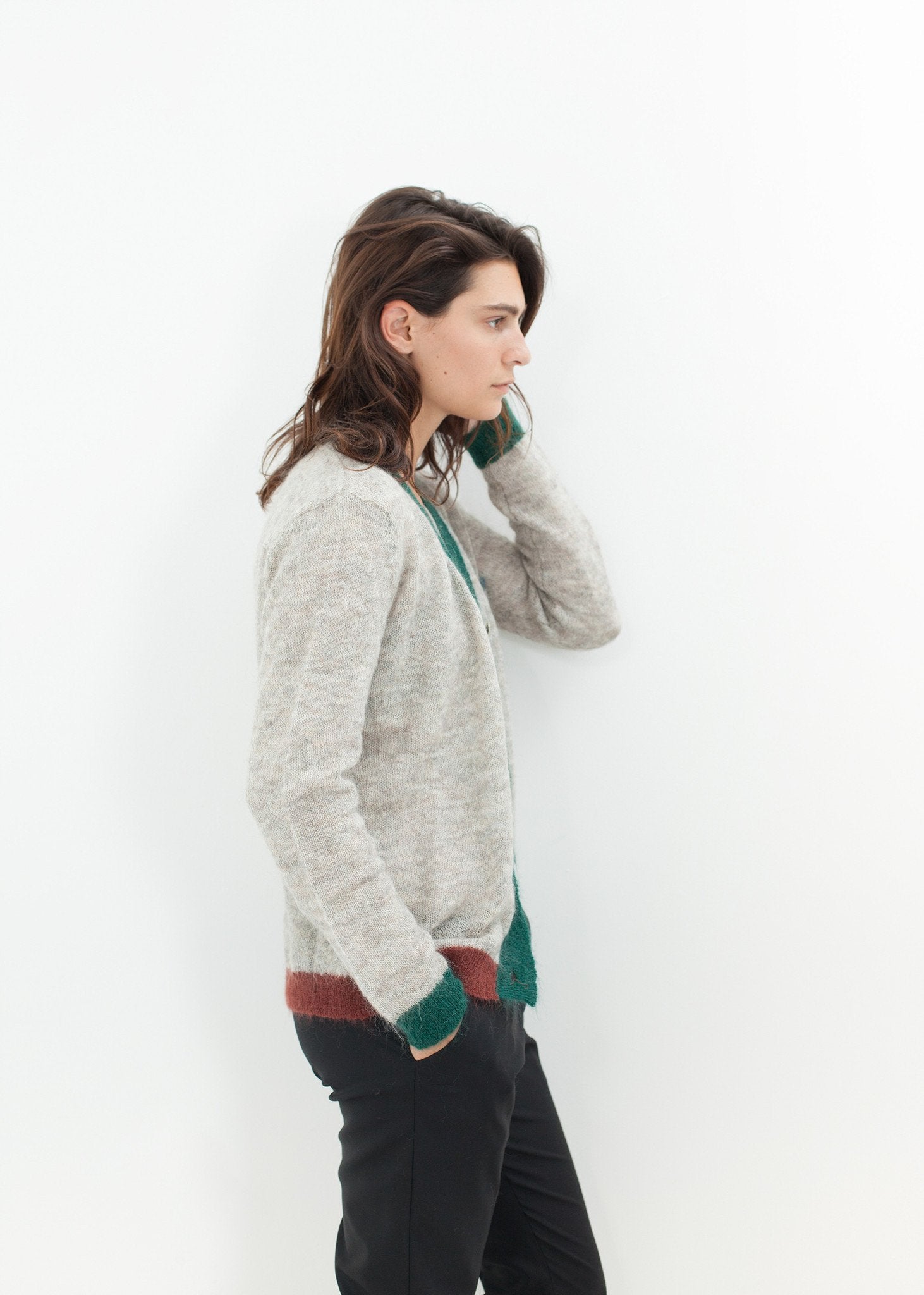 Deskle Cardigan in Heather - DrakeJack