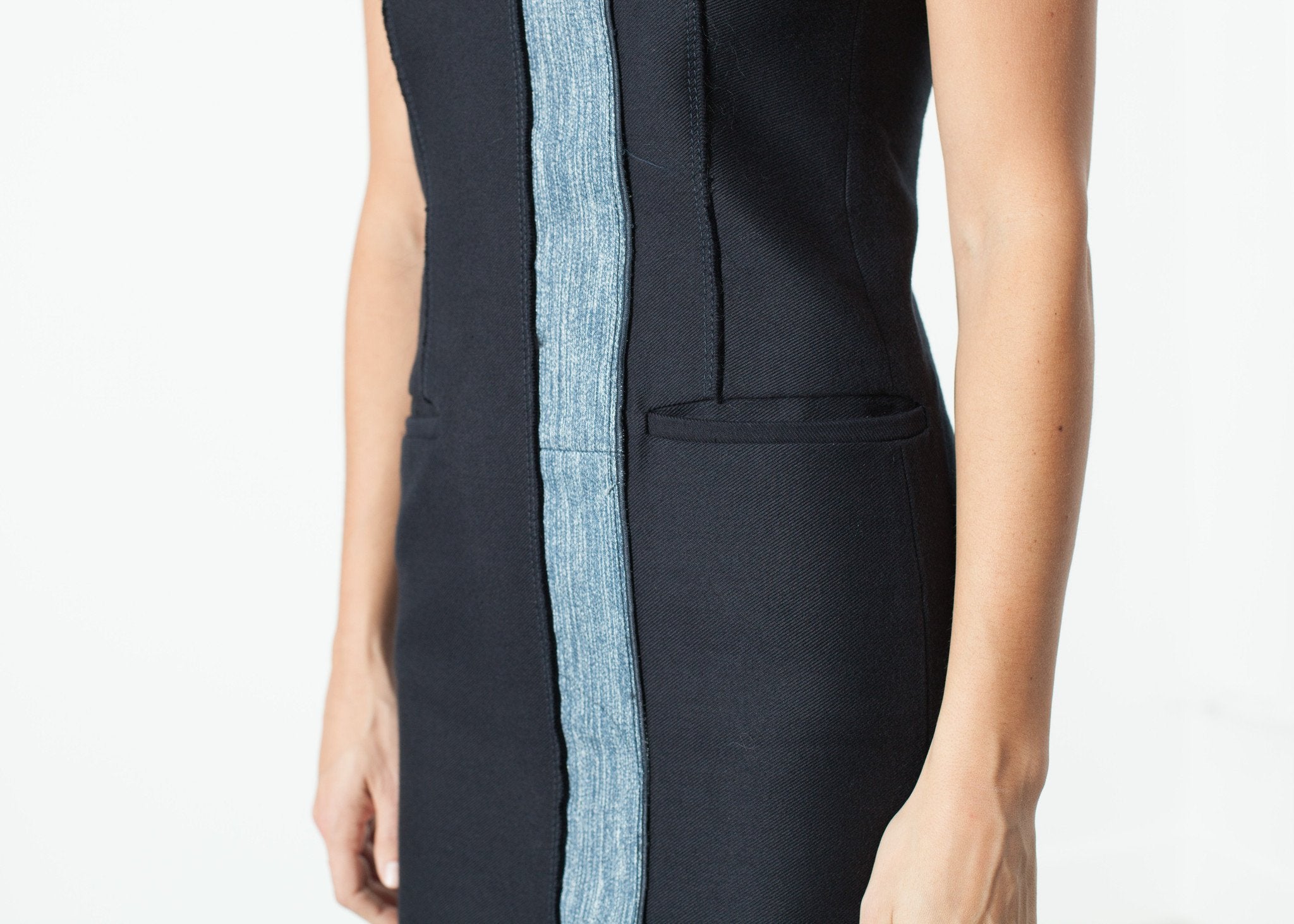 Denim Dress in Denim - DrakeJack