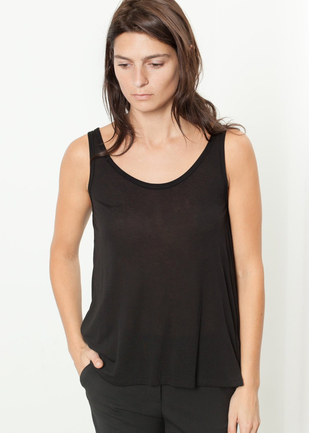 Brandy Tank in Black - DrakeJack