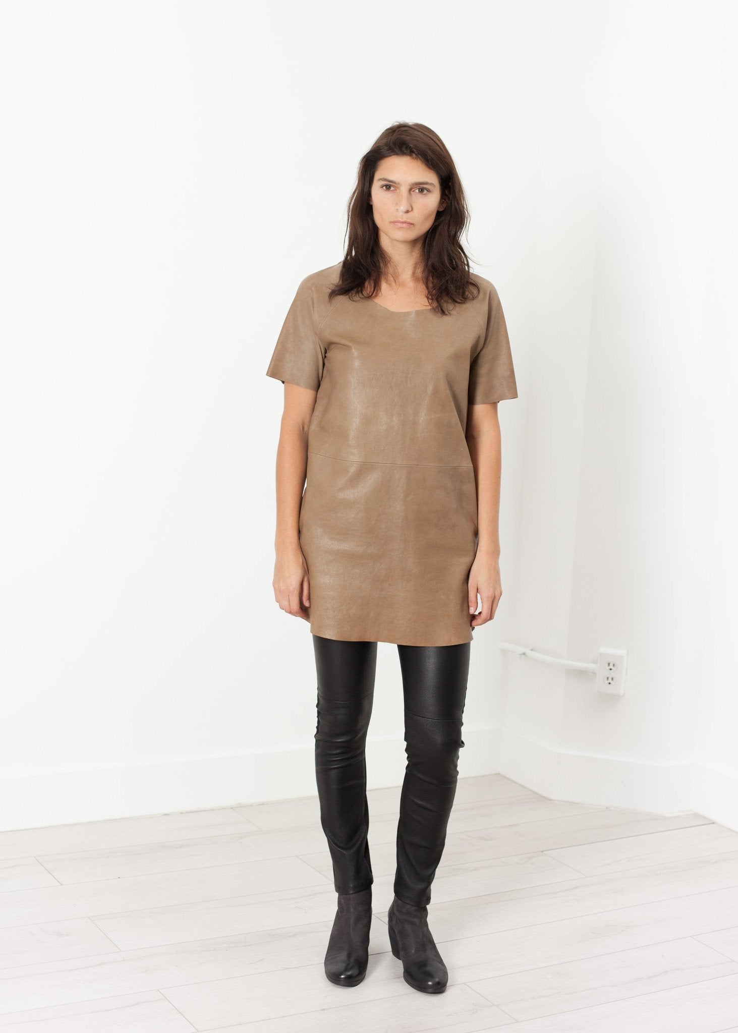 Leather Front Tunic - DrakeJack
