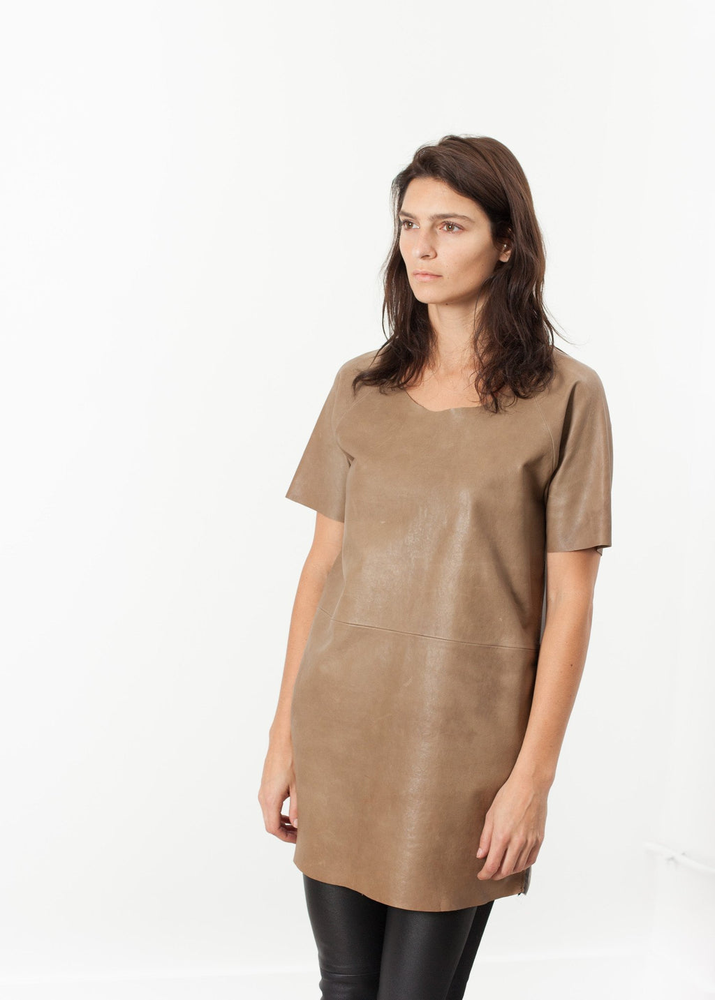Leather Front Tunic - DrakeJack