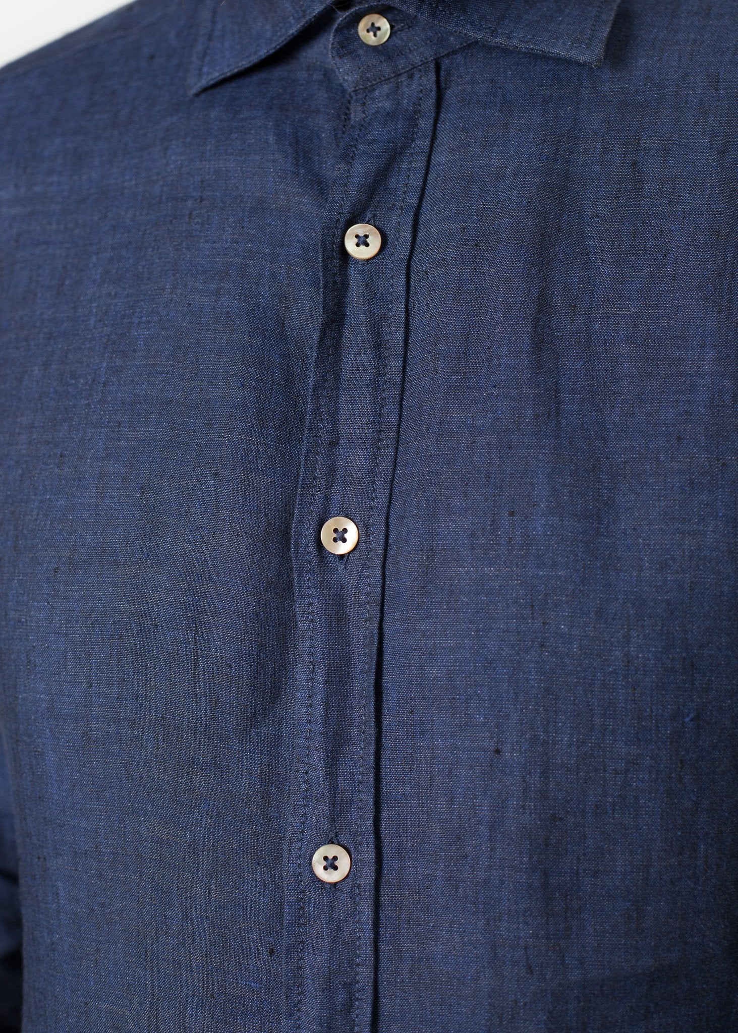 Button Up Shirt in Navy - DrakeJack