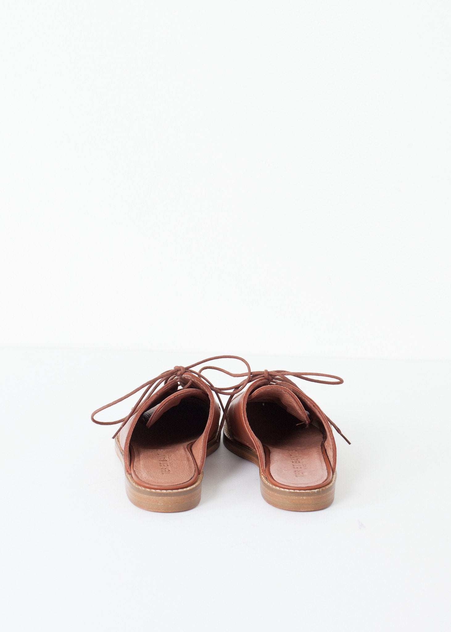 Backless Oxford in Brown - DrakeJack