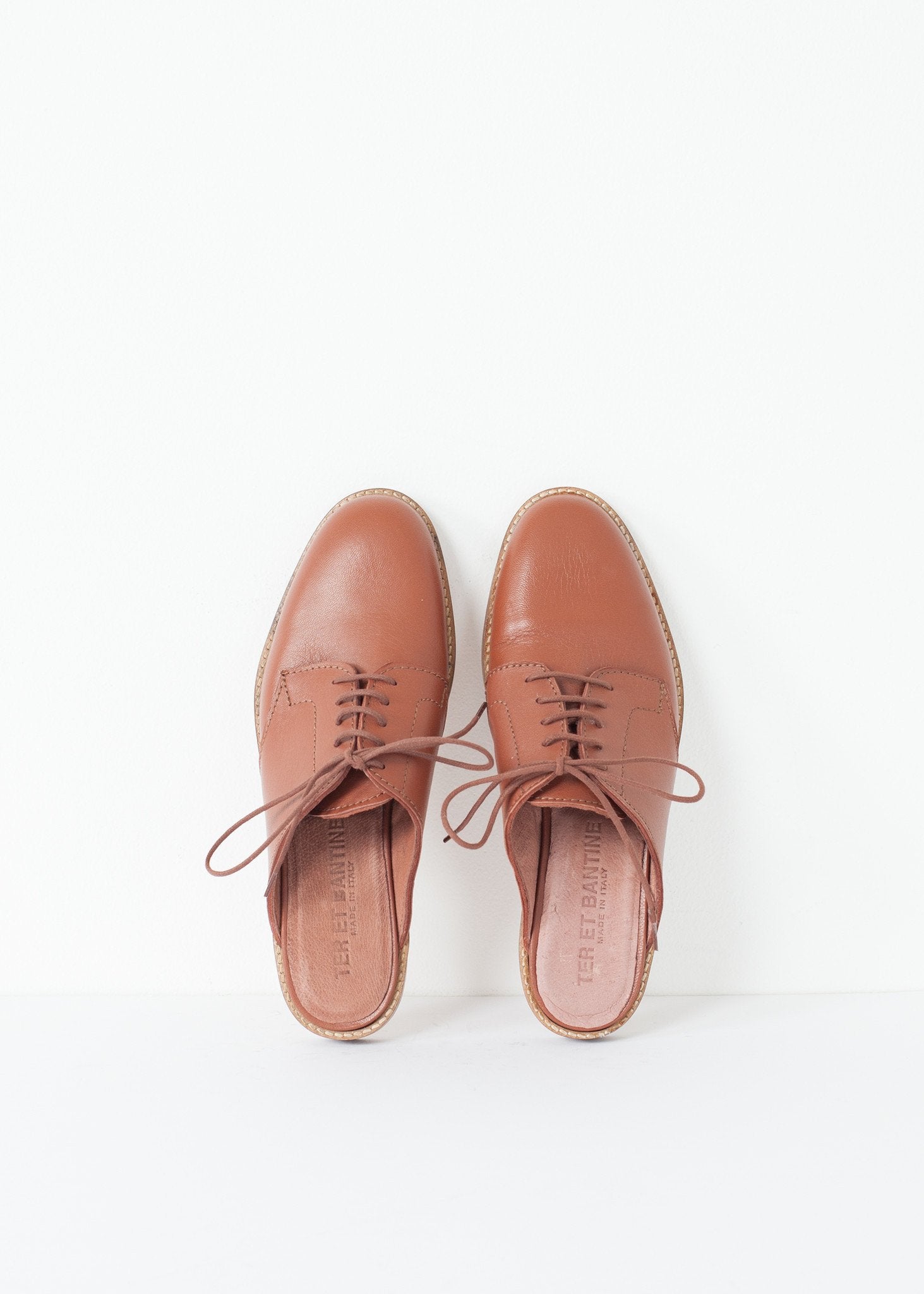 Backless Oxford in Brown - DrakeJack