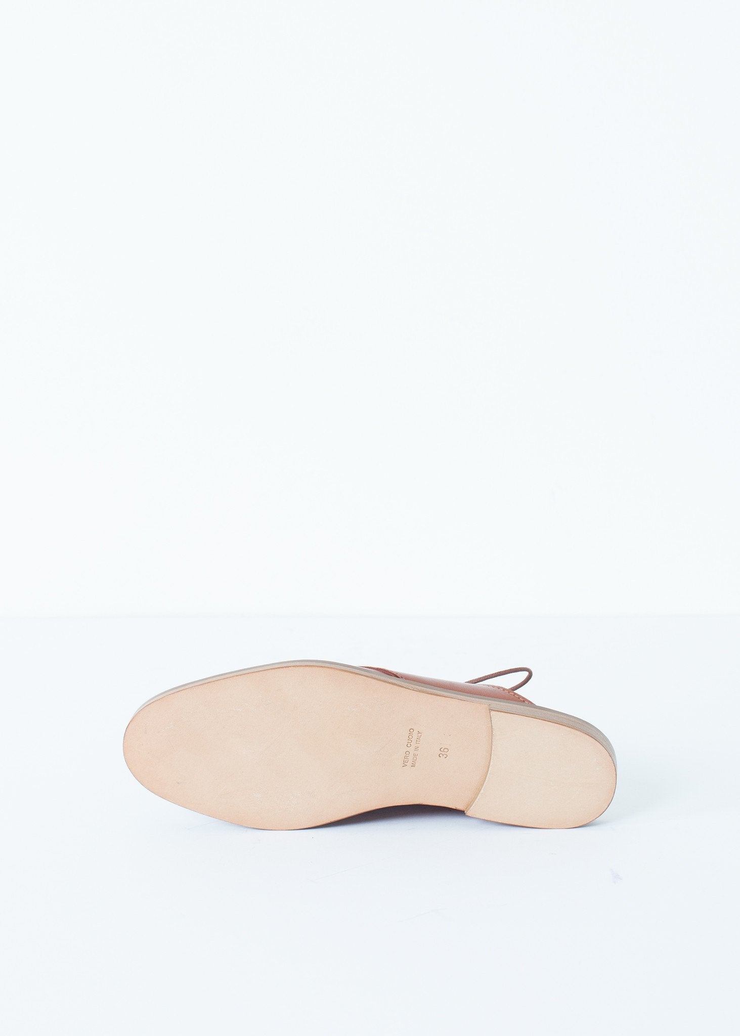 Backless Oxford in Brown - DrakeJack