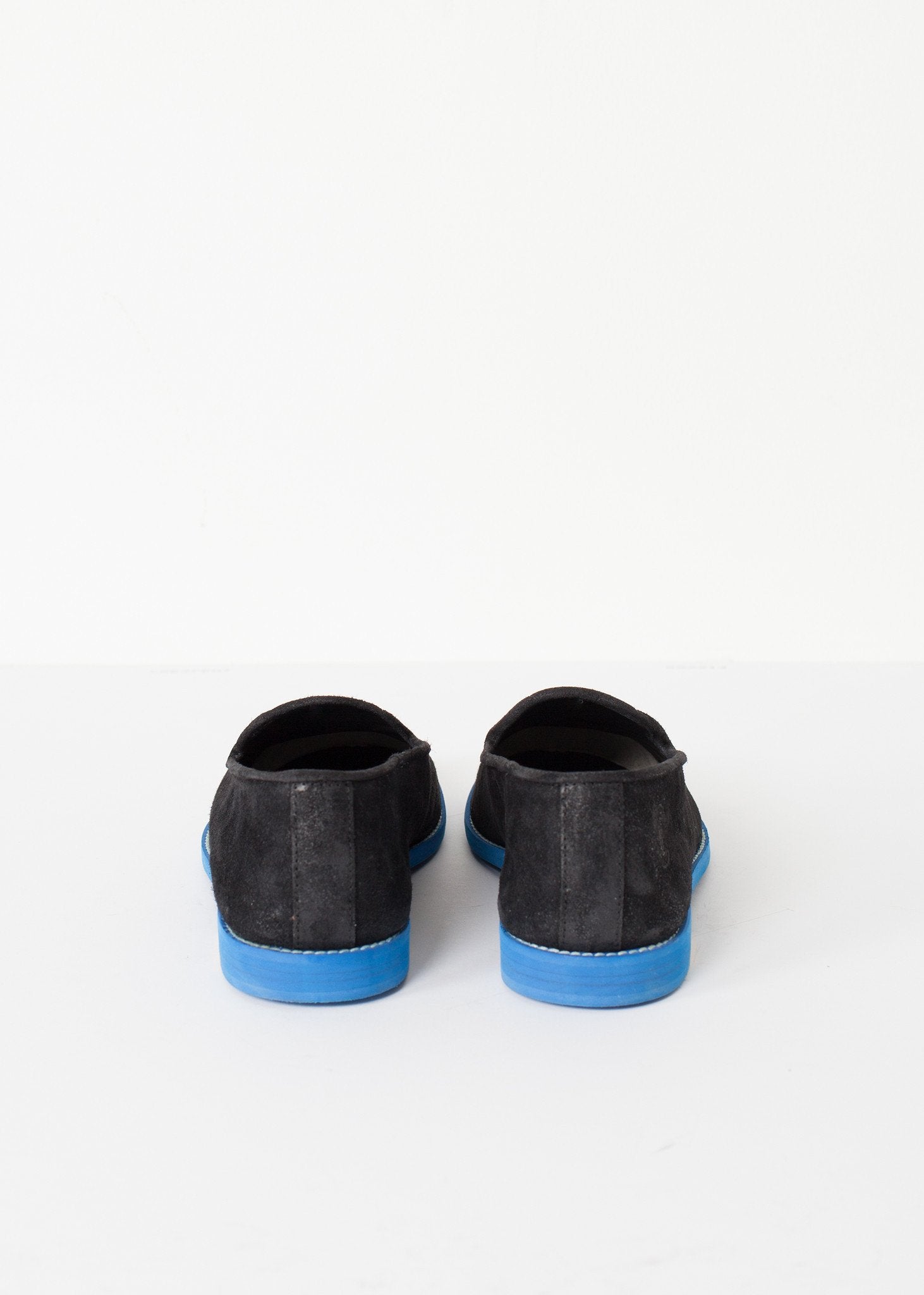 Suede Loafers - Black/Blue - DrakeJack