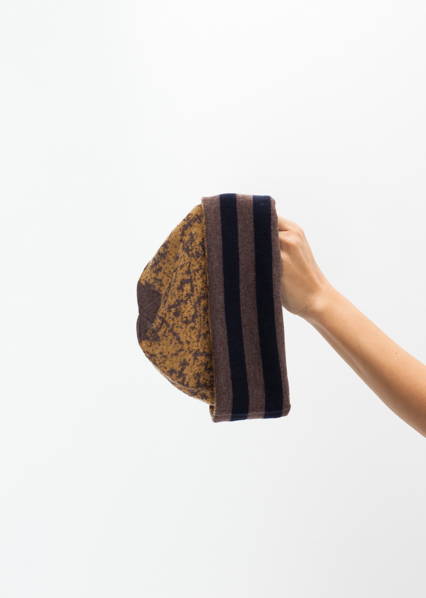 Reversible Beanie in Amber - DrakeJack