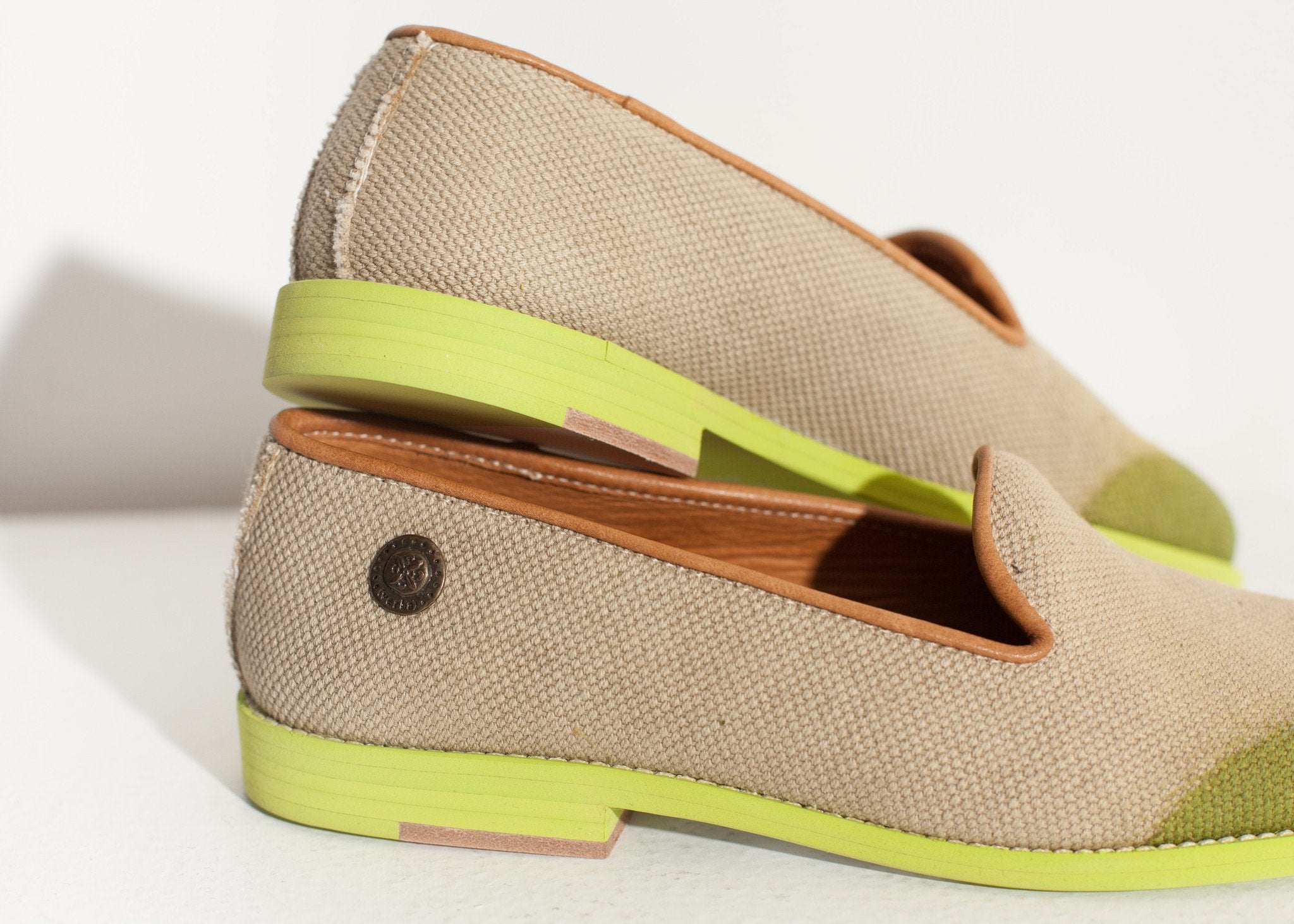 Wingtip Loafer in Lime - DrakeJack