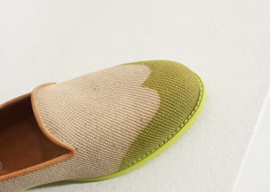 Wingtip Loafer in Lime - DrakeJack