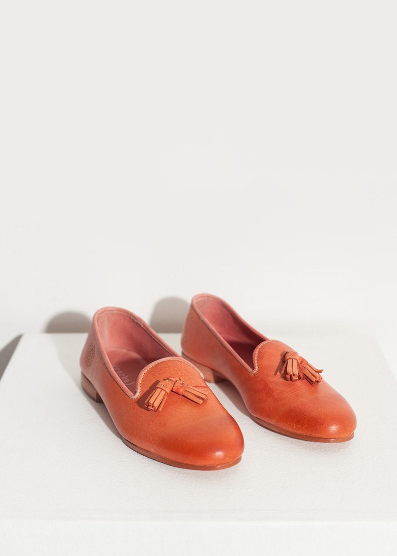 Leather Loafer in Rose - DrakeJack