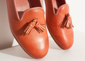 Leather Loafer in Rose - DrakeJack