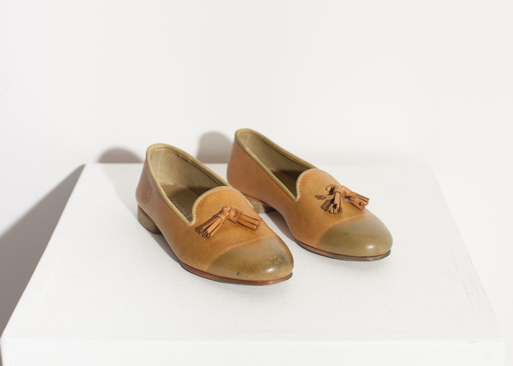 Leather Loafer in Lime - DrakeJack