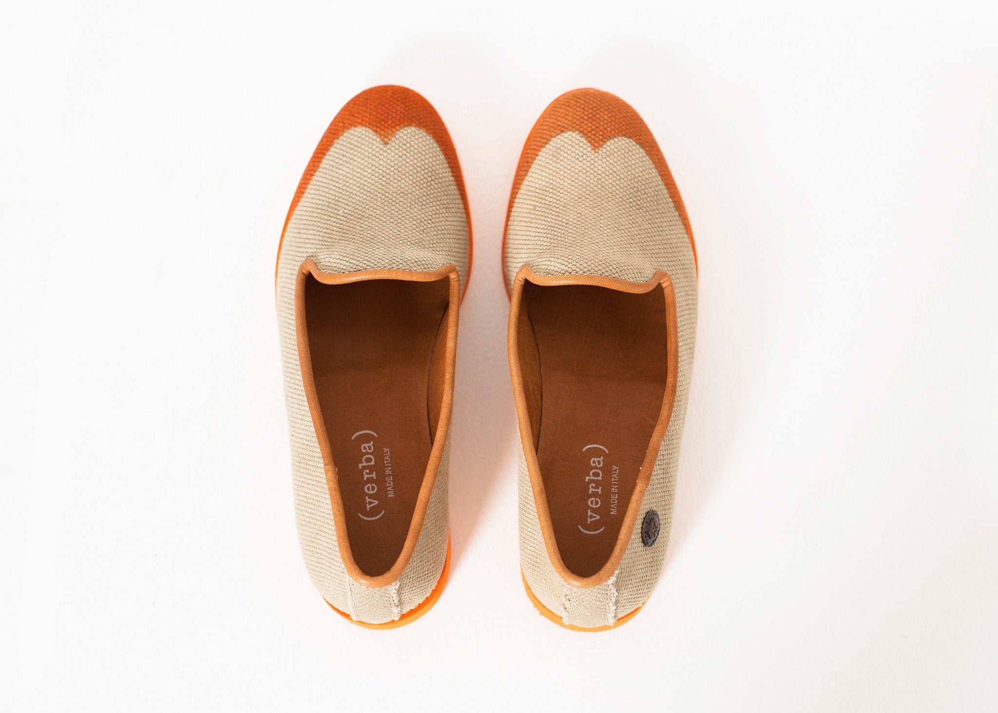 Wingtip Loafer in Orange - DrakeJack