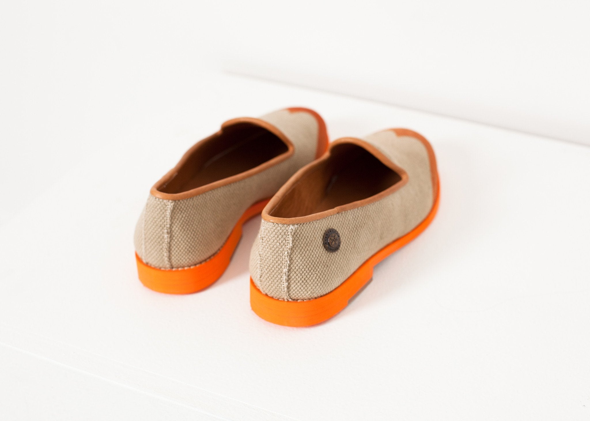 Wingtip Loafer in Orange - DrakeJack