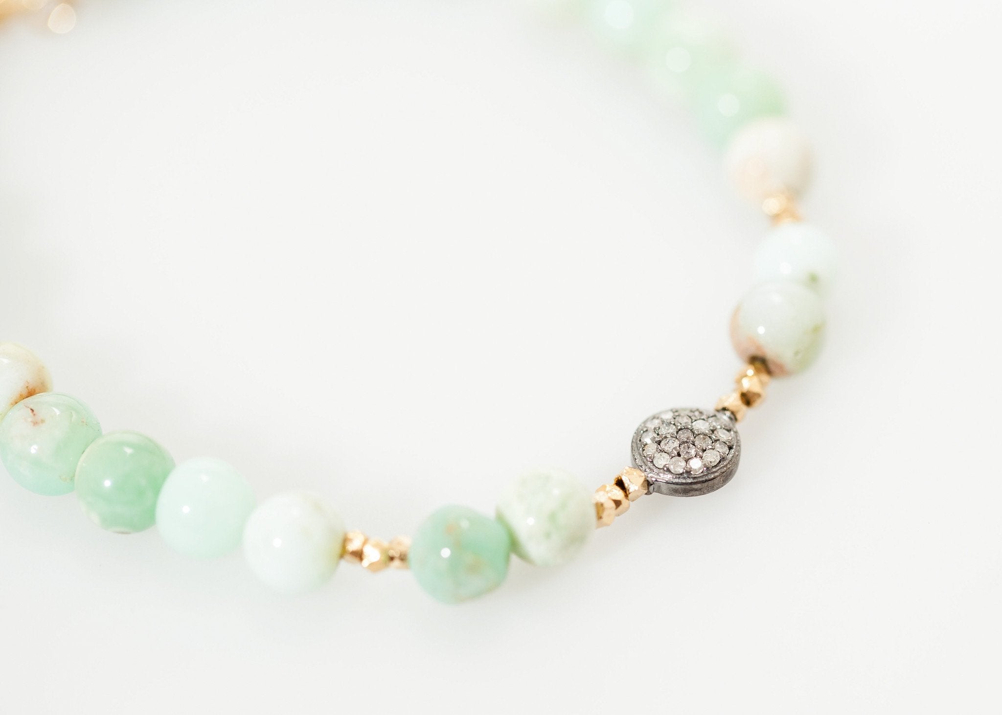 Leopold Bracelet in Green Chrysoprase - DrakeJack