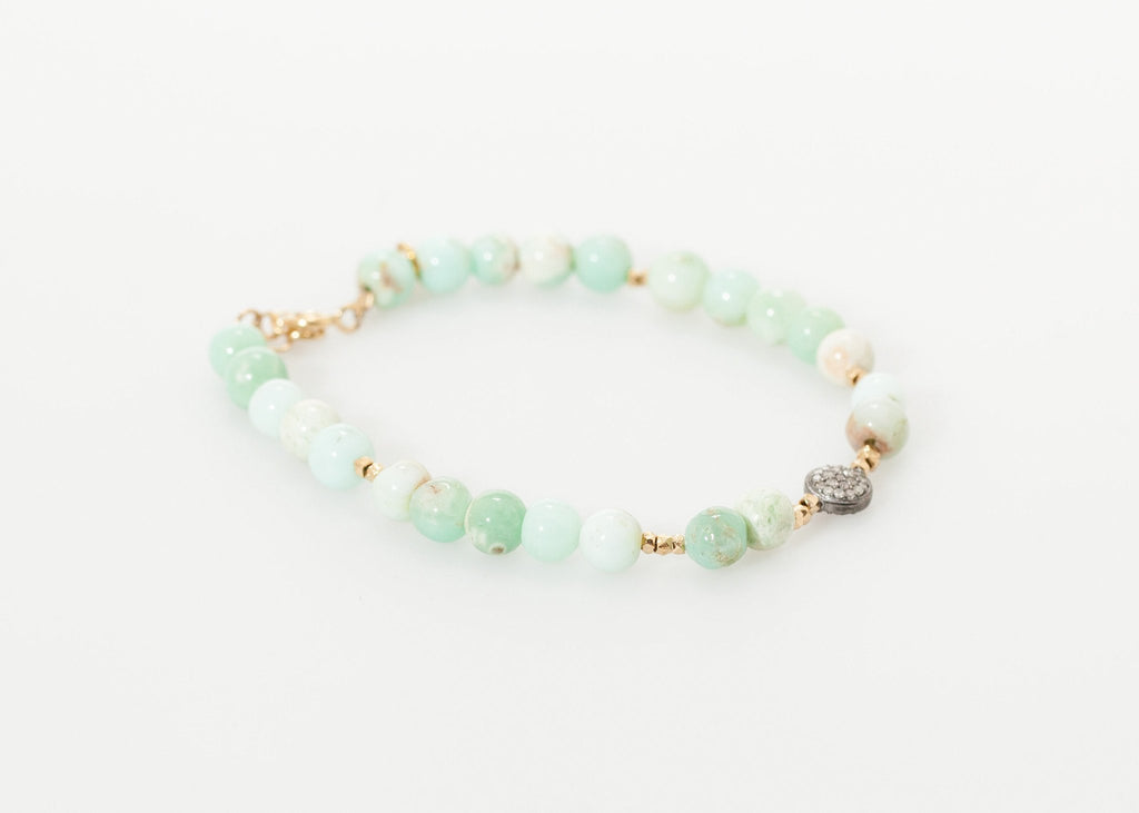 Leopold Bracelet in Green Chrysoprase - DrakeJack